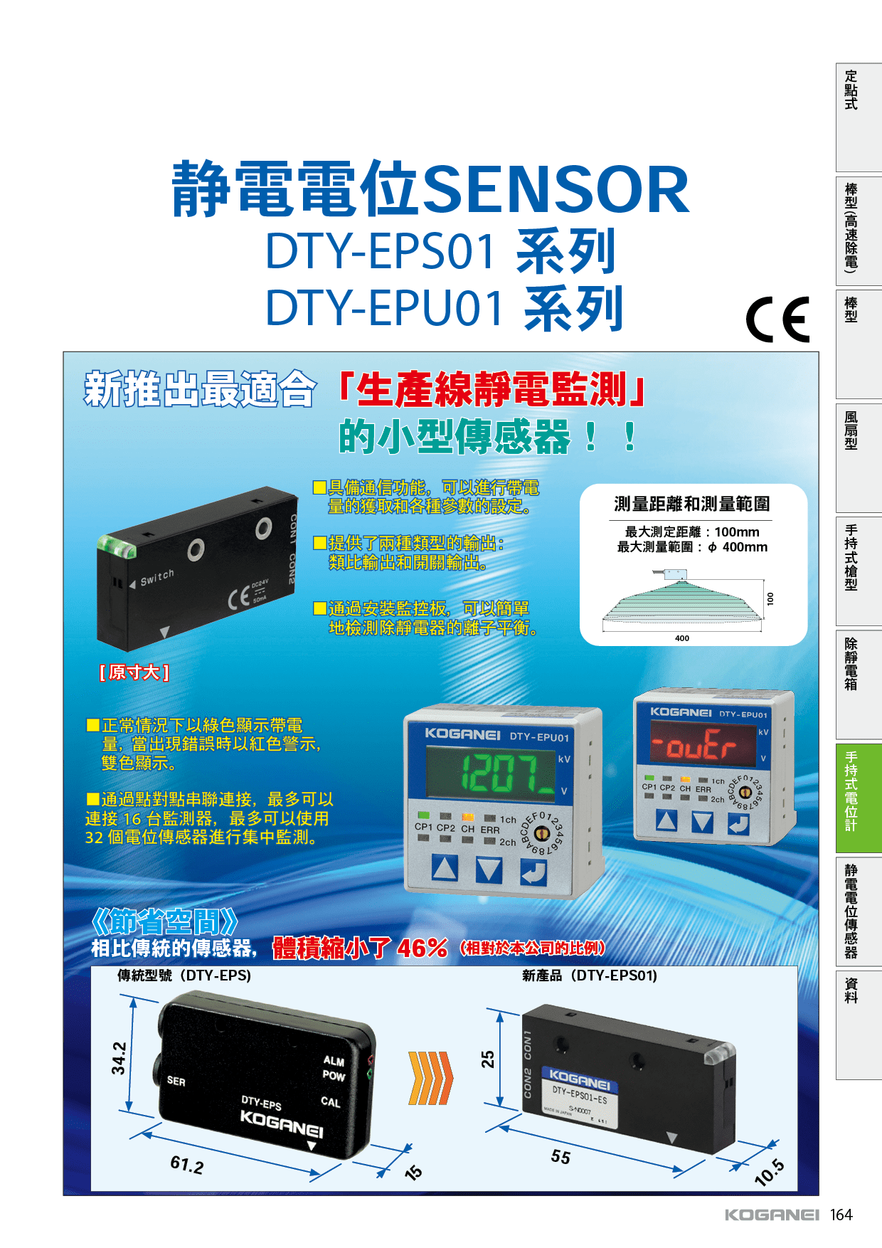 EPS01靜電電位傳感器-產品特色1